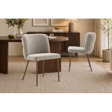 Chaise ALOE en tissu