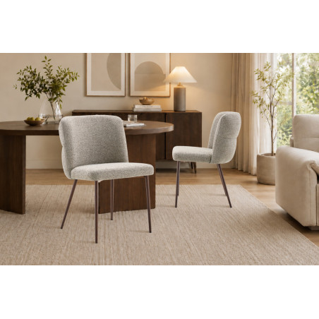 Chaise ALOE en tissu