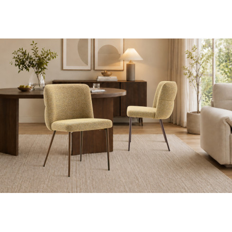Chaise ALOE en tissu