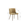 Chaise ALOE en tissu