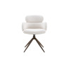 Chaise pivotante RONCE en tissu