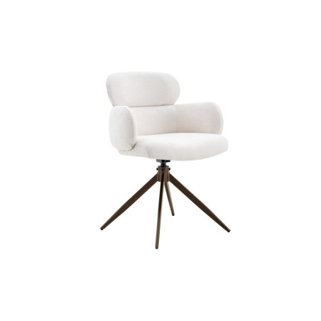 Chaise pivotante RONCE en tissu
