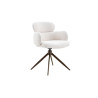 Chaise pivotante RONCE en tissu