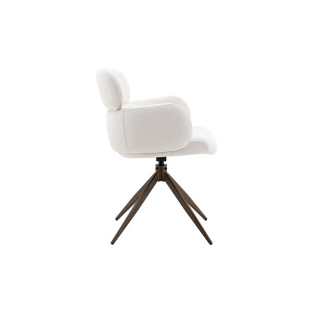 Chaise pivotante RONCE en tissu