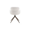 Chaise pivotante RONCE en tissu
