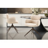 Chaise pivotante RONCE en tissu