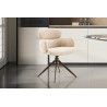 Chaise pivotante RONCE en tissu