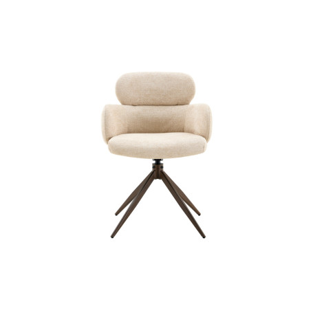 Chaise pivotante RONCE en tissu