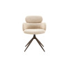 Chaise pivotante RONCE en tissu