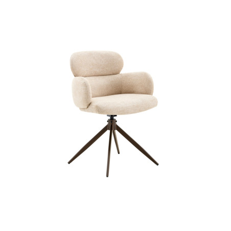 Chaise pivotante RONCE en tissu
