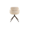 Chaise pivotante RONCE en tissu