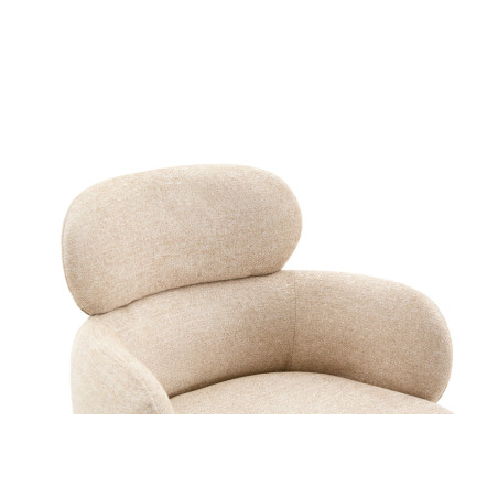 Chaise pivotante RONCE en tissu