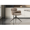 Chaise pivotante RONCE en tissu