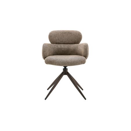 Chaise pivotante RONCE en tissu