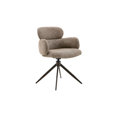 Chaise pivotante RONCE en tissu