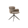 Chaise pivotante RONCE en tissu