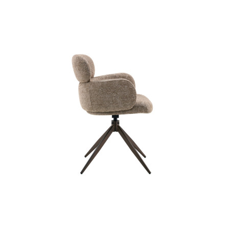 Chaise pivotante RONCE en tissu