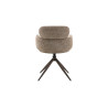 Chaise pivotante RONCE en tissu