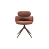 Chaise pivotante RONCE en tissu
