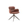 Chaise pivotante RONCE en tissu