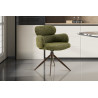 Chaise pivotante RONCE en tissu