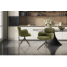 Chaise pivotante RONCE en tissu