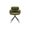 Chaise pivotante RONCE en tissu