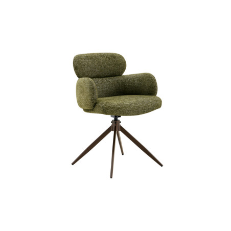 Chaise pivotante RONCE en tissu