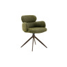 Chaise pivotante RONCE en tissu