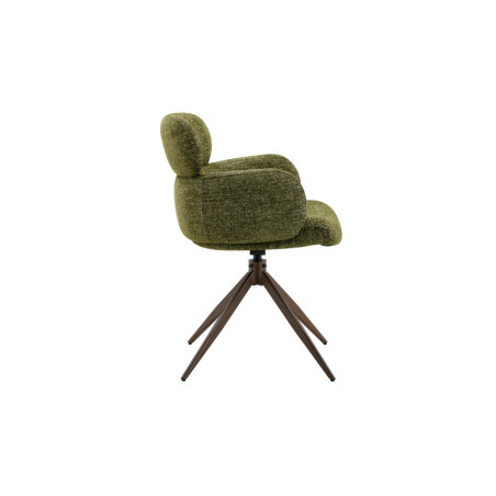 Chaise pivotante RONCE en tissu