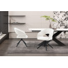 Chaise pivotante AMBROISIE en tissu