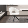 Chaise pivotante AMBROISIE en tissu
