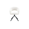 Chaise pivotante AMBROISIE en tissu