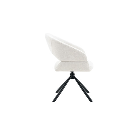 Chaise pivotante AMBROISIE en tissu