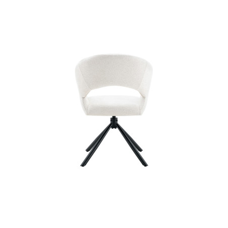 Chaise pivotante AMBROISIE en tissu