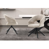 Chaise pivotante AMBROISIE en tissu