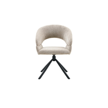 Chaise pivotante AMBROISIE en tissu