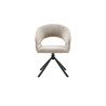 Chaise pivotante AMBROISIE en tissu