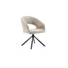 Chaise pivotante AMBROISIE en tissu