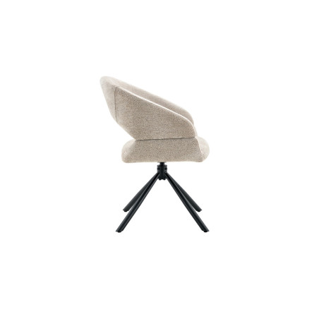Chaise pivotante AMBROISIE en tissu