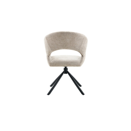 Chaise pivotante AMBROISIE en tissu