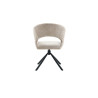 Chaise pivotante AMBROISIE en tissu