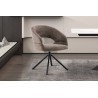 Chaise pivotante AMBROISIE en tissu