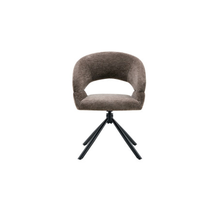Chaise pivotante AMBROISIE en tissu