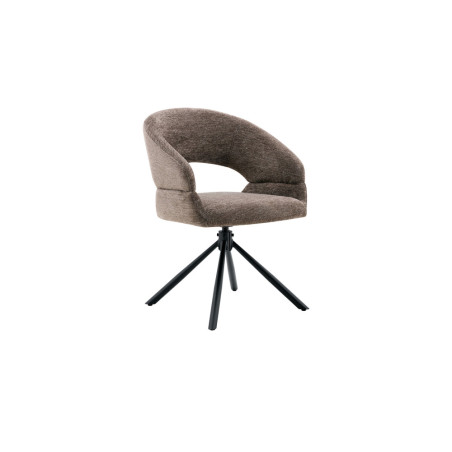 Chaise pivotante AMBROISIE en tissu