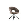 Chaise pivotante AMBROISIE en tissu