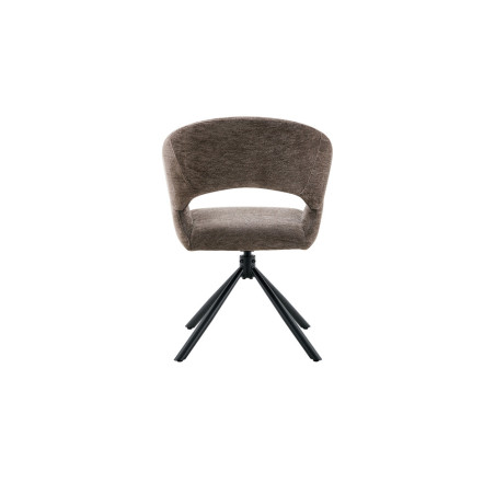Chaise pivotante AMBROISIE en tissu