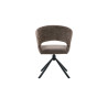 Chaise pivotante AMBROISIE en tissu