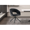 Chaise pivotante AMBROISIE en tissu