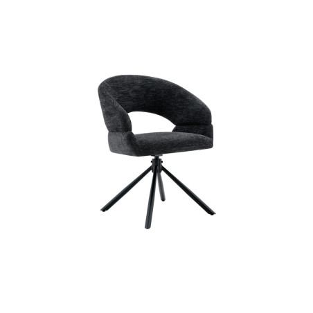 Chaise pivotante AMBROISIE en tissu